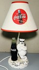 Vintage Original Coke Collection Coca Cola Polar Bear   Bottle Figurine Lamp 18   
