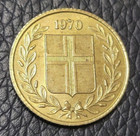 1970 Iceland 50 Aurar Coin