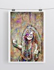  Janis Joplin Poster  Janis Joplin Tribute Pop Art Print With Free Shipping Us