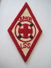 Junior Red Cross Patch Vintage Life Saving Service 5 3 8 X 3 Inches