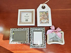 Vintage Assorted Lot Of 5 Small Picture Frames  Art Frames