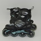 Roller Blades Women Sz 8 Zetrablade Black Blue Inline Skates