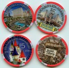  5 Excalibur 4 Chip Set 20th Anniversary Le  Las Vegas 2009