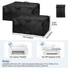 2 Pcs Printer Dust Cover Set For Canon Hp Water   Dust Resistant  18 1x15x8 3in