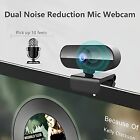 1080p Full Hd Usb Webcam For Pc Desktop  Laptop Web Camera With Microphone Black