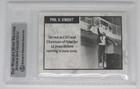 Phil Knight Nike Founder Signed Autographed Beckett Bas Custom Card
