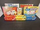 Mixed Brands Vintage Learning Games   Flash Cards Lot Alphabet Sight Words Bingo