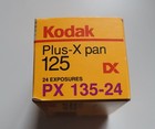 Vintage Kodak Plus-x Pan 125 Black white Print Film Px135-24 Exp 12 1991 