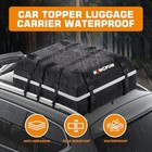  Rooftop Cargo Carrier - Waterproof 20 Cubic Feet Car Black - 20 Cubic Feet