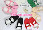 Kids Adult Canvas Ballet Dance Shoes Slippers Pointe Dance Gymnastics 22-40 Siz