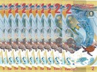 East Caribbean 2 Dollars 2023 2024 40th P 61 Polymer Unc Lot 10 Pcs