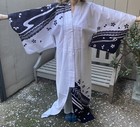 Vintage New 100  Cotton Japanese Kimono Robe Japanese Seasonal Calendar