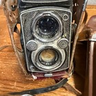 Yashica Mat Tlr 120 Film Camera Yashinon 80mm F 3 5 Copal Mxv Lm Parts Untested