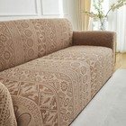 Jacquard Plush Sofa Slipcover Stretch Armchair Loveseat Couch Covers Boho Style