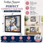 Caroline s Treasures American Bulldog The Chef Framed Metal Print Dac6185mfp88