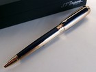 S t  Dupont Line D Ballpoint Pen 415111m Windsor Blue