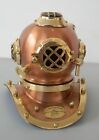 Brass Vintage Style Mark V Us Navy Scuba Deep Mini Diving Divers Helmet Gift