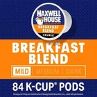 Maxwell House Breakfast Blend Mild Roast K-cup Coffee Pods  84 Ct Box
