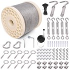 1 8  Wire Rope Kit  Vinyl Coated 304 Stainless Steel Wire Cable  7x7 250ft