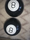 2 Vintage Magic 8 Eight Balls Classic Mattel Toy Fortune Teller Model 30188