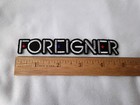 Foreigner Logo  75 X 4 75 Inch Iron On Patch