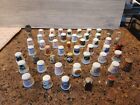 49 Vintage Thimbles - Souvenir Travel Thimbles - Collectible Ceramic Wood Metal 