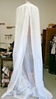 Pottery Barn Round Organdy Tulle Wedding Bed Canopy Sheer Net White 24 5x105 