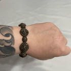 Beautiful Antique Sterling Silver Bracelet Made In Thailand