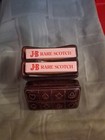 Vintage Red Italian Leather Playing Card Box With 2 Bn Decks Of Cards Included 