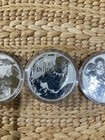 Marvel  2018  3x1oz Silver Coin Deadpool  Black Panther   Captain America