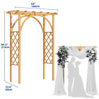 7ft Wooden Garden Arbor Arches Wedding Party Arch For Climbing Plant Outdoor