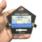 Cl-zz Midnight Hammer Challenge Coin Honoring Pete Hegseth B-52 Bunker Buster St