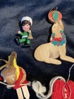 Vintage Lot Of 10 Christmas Tree Ornaments
