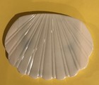 Vintage Compact Celluloid plastic White Double Mirrors 4 5 X 3 5