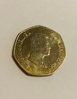 Quarter 1 4 Dinar Arabic Nickel-brass King Abdullah Ii Floral World Coin  2012 