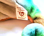 Ty Beanie Baby - Rainbow The Chameleon 9  Stuffed Toy Nwt  free Shipping 