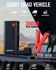 Gooloo Jump Starter Ge1200 3000a Peak 12v Portable Battery Booster Pack Lithium