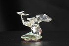Rare Star Trek Uss Enterprise Ncc 1701 Crystal Mini 7 8  Iris Arc    Par Pic 1991