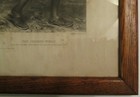 Original Antique Golden Oak Picture Frame W 10  X 15  Opening Glass Included
