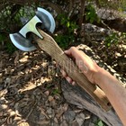 Custom Double Head Axe Carbon Steel Viking Hatchet Hand Forged Tactical Tool