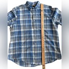 Polo Ralph Lauren Classic Fit Plaid Button Down Shirt Blue Xxl Nwt Condition