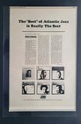 The Best Of Atlantic Records Jazz Albums Promo Print Advertisement 1970