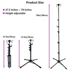 Four-leg Portable Iv Pole For Travel  Adjustable Iv Poles Bag Stand Feeding T   