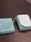 Tiffany Silver Heart Tag Bead Bracelet Silver  18 Cm  7 Inches 