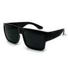 Large Square Cholo Sunglasses Super Dark Og Locs Style Gangster Style Black Kim
