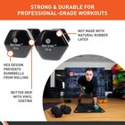 Body Sport Vinyl Coated Dumbbell     Exercises     Strength Training - 15 Lb Pair