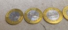5 Steel Casino Las Vegas Usa  100 Tokens Collectible Vintage Token Lot