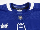 Adidas Toronto Maple Leafs Game Worn Authentic Nhl Hockey Jersey Blue 58 Rifai