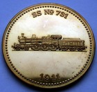      Dutch Railway 1989 Medal Ss     731 1911 Train Proof  Rare 1500 Minted  R12 5