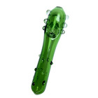 4inch Funny Cucumber Smoking Glass Pipe Tobacco Hand Pipes Spoon Herb Bowl